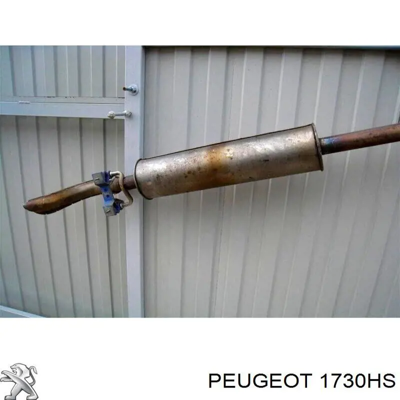 1730HS Peugeot/Citroen Silenciador trasero