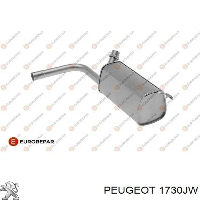 Comprar 1730JW Peugeot/Citroen Silenciador trasero