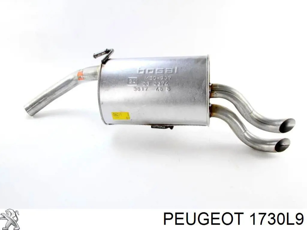Silenciador trasero Peugeot/Citroen 1730L9 precio, desde 124,02 EUR