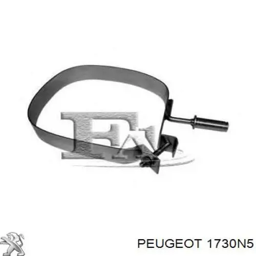 Silenciador trasero Peugeot/Citroen 1730N5 precio, desde 82,72 EUR