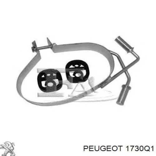 Comprar 1730Q1 Peugeot/Citroen Silenciador trasero