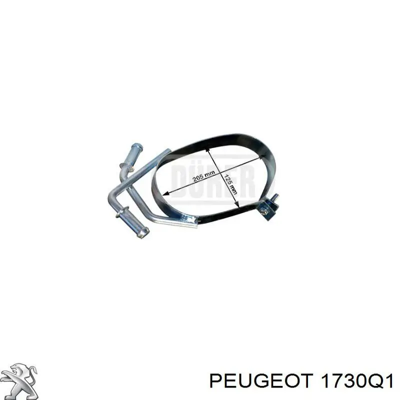 Silenciador trasero Peugeot/Citroen 1730Q1 precio, desde 74,35 EUR