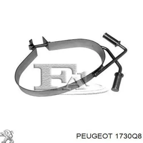 Comprar 1730Q8 Peugeot/Citroen Silenciador trasero