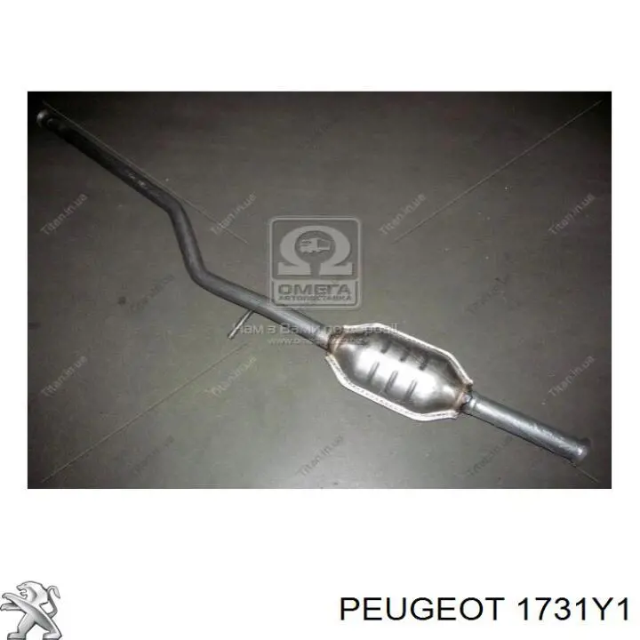 Comprar 1731Y1 Peugeot/Citroen Tubo de admisión del silenciador de escape delantero