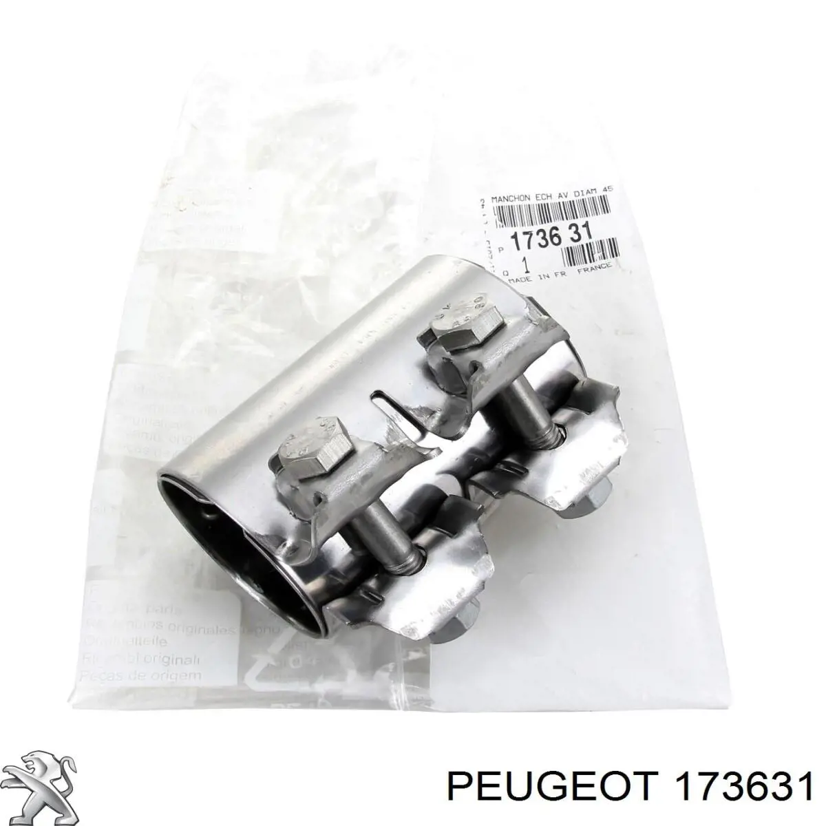 173631 Peugeot/Citroen abrazadera de sujeción delantera