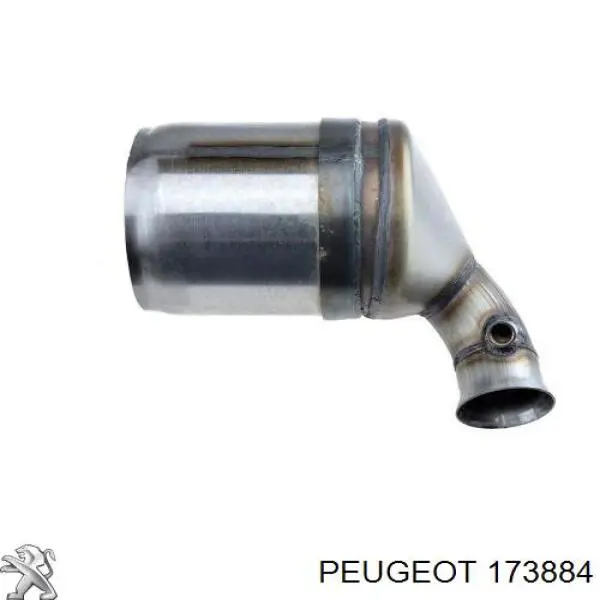 Filtro hollín/partículas, sistema escape para Peugeot 3008 