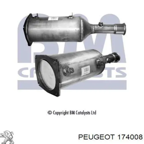 174008 Peugeot/Citroen DPF