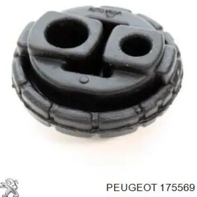 175569 Peugeot/Citroen soporte, silenciador