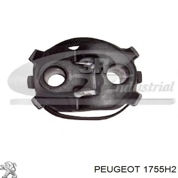 1755H2 Peugeot/Citroen soporte, silenciador