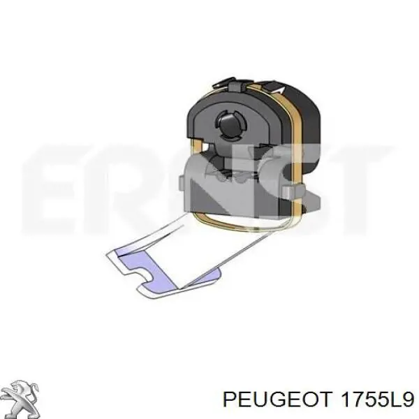 1755L9 Peugeot/Citroen soporte, silenciador