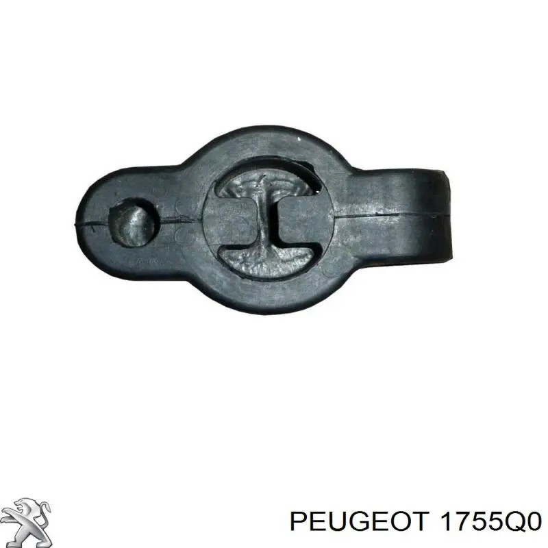 1755Q0 Peugeot/Citroen soporte, silenciador