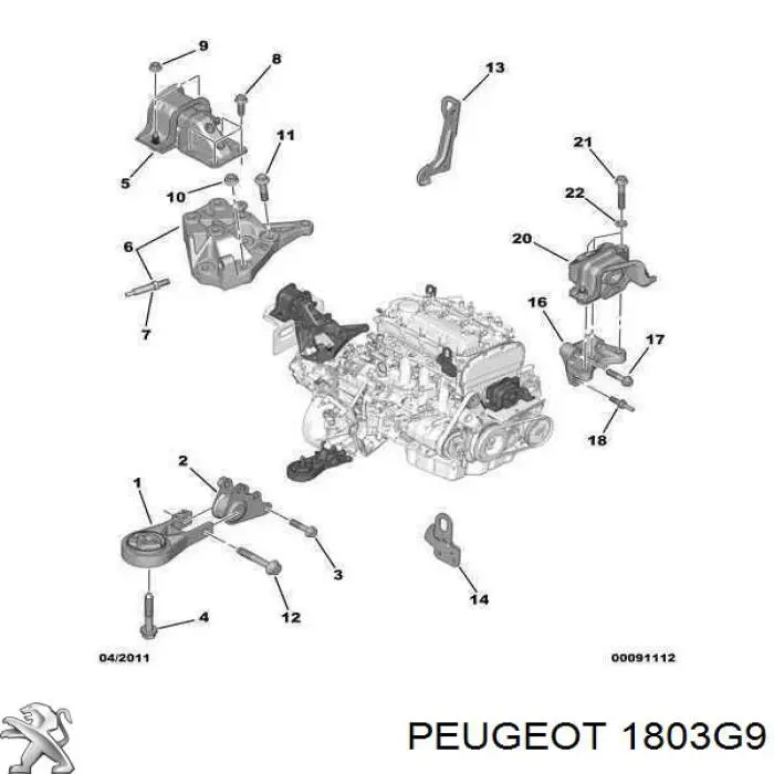 1803G9 Peugeot/Citroen