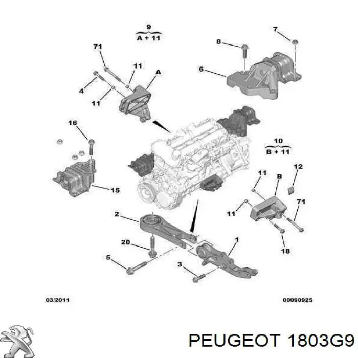 Comprar 1803G9 Peugeot/Citroen 