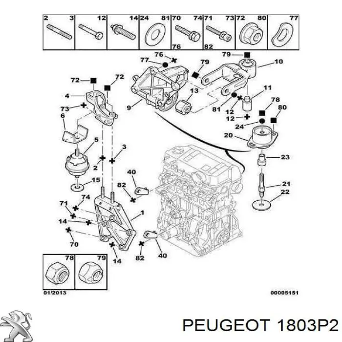 00001803P2 Peugeot/Citroen