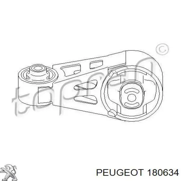 T404486 STC Cojín del motor superior derecho