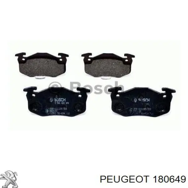 Soporte del soporte trasero del motor 180649 Peugeot/Citroen