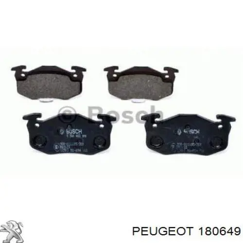 Soporte del soporte trasero del motor Peugeot/Citroen 180649