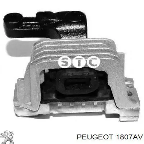 1807AV Peugeot/Citroen Cojín del motor superior derecho