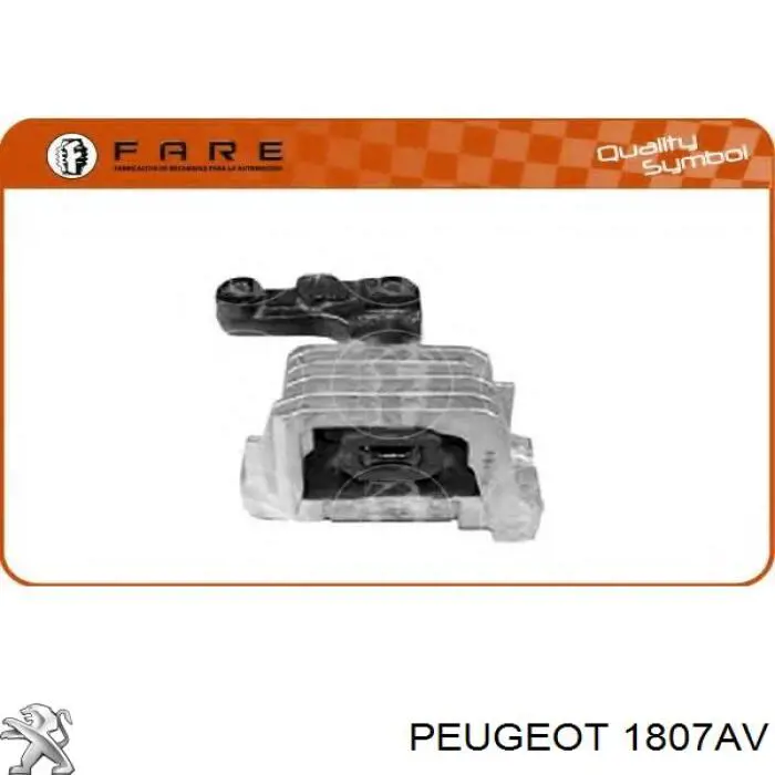 Comprar 1807AV Peugeot/Citroen Soporte superior derecho del motor