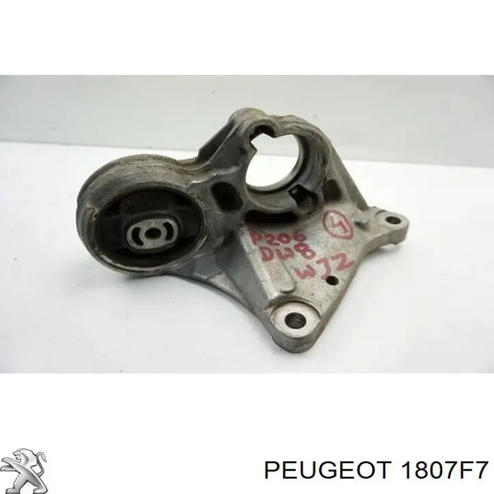 1807F7 Peugeot/Citroen soporte, motor, trasero, silentblock