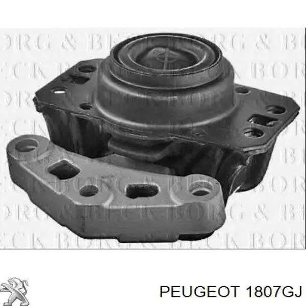 Support Moteur Pour Peugeot 3008 308 RCZ - Kit De Montage Amortisseur, Référence 1807JE, En Acier