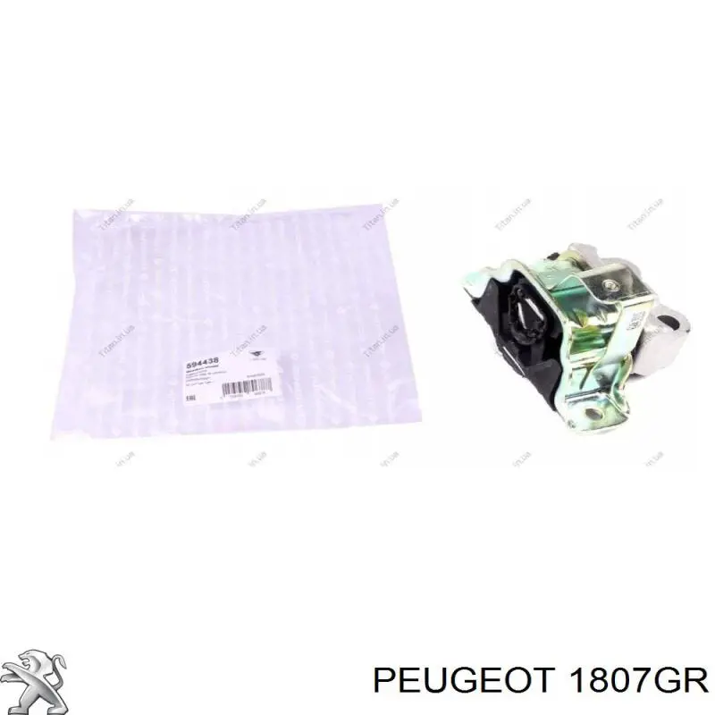 Comprar 1807GR Peugeot/Citroen Soporte de motor trasero izquierdo