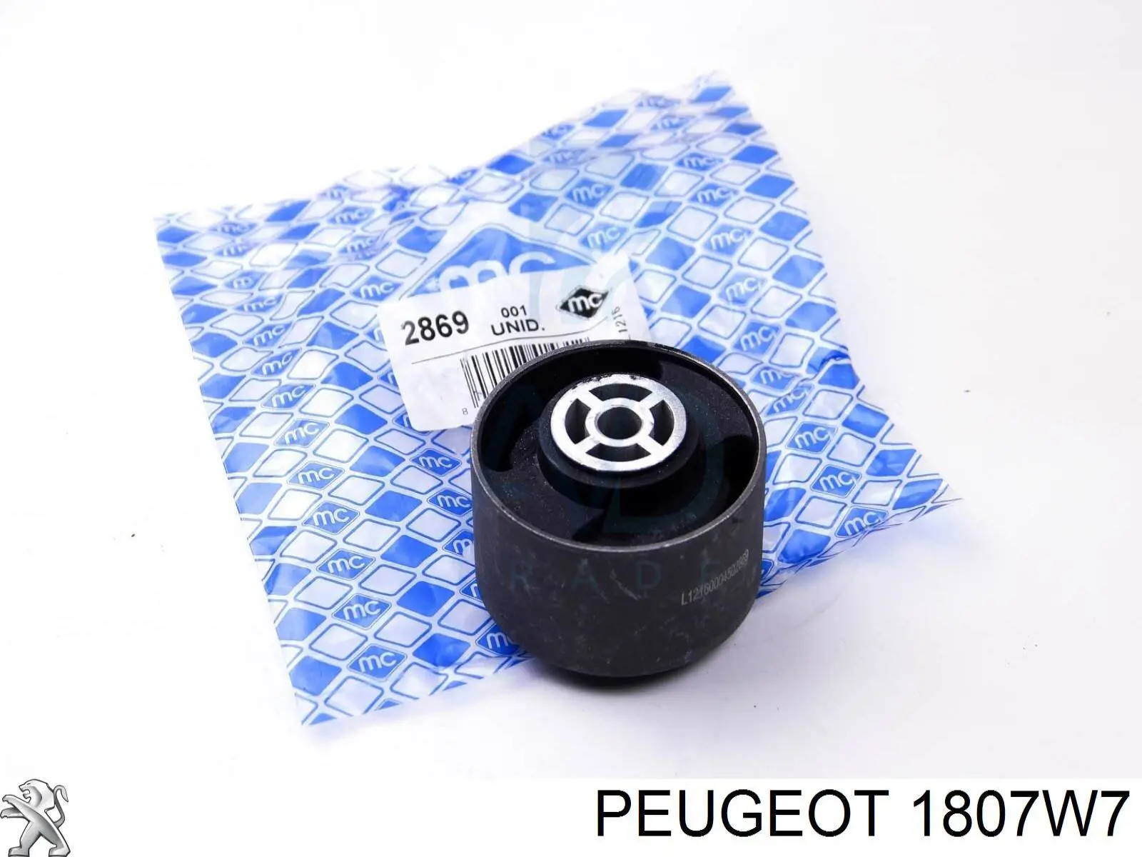 Soporte trasero de motor con silentblock Peugeot/Citroen 1807W7 precio, desde 5,56 EUR