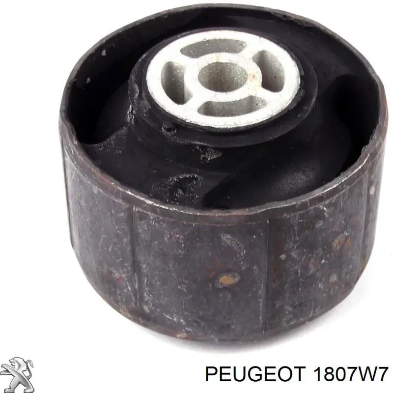 Soporte trasero de motor con silentblock 1807W7 Peugeot/Citroen