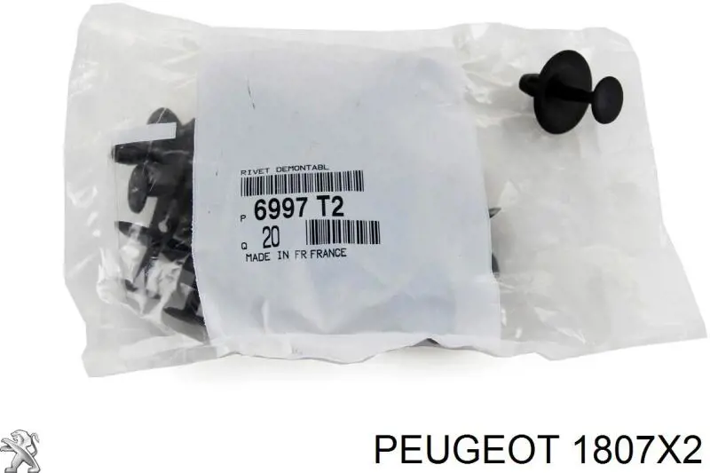 Soporte de motor derecho Peugeot/Citroen 1807X2