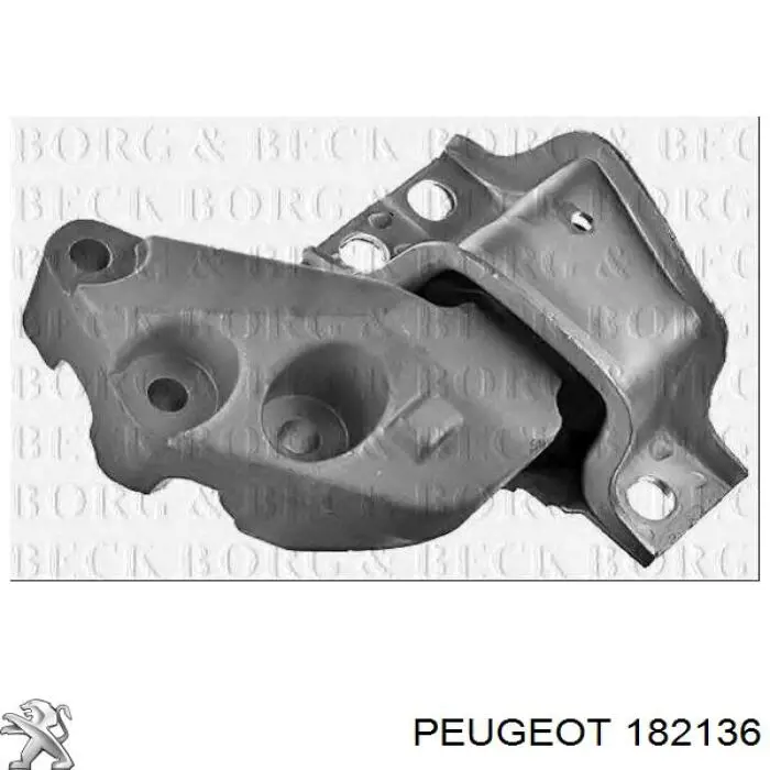 182136 Peugeot/Citroen soporte de motor derecho