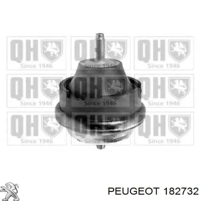 182732 Peugeot/Citroen soporte de motor derecho
