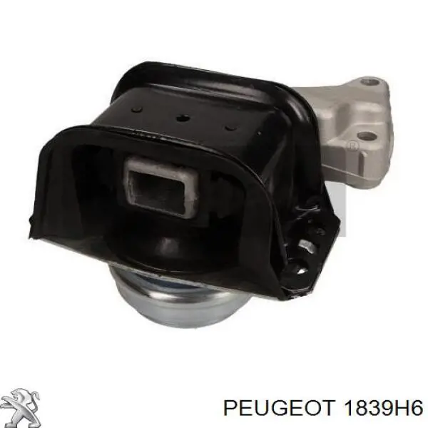 Soporte de motor derecho 1839H6 Peugeot/Citroen