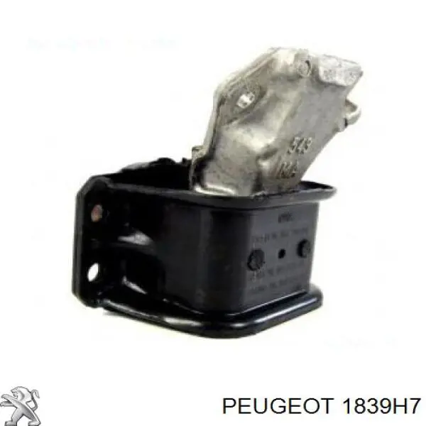 1839H7 Peugeot/Citroen soporte, motor, derecho superior