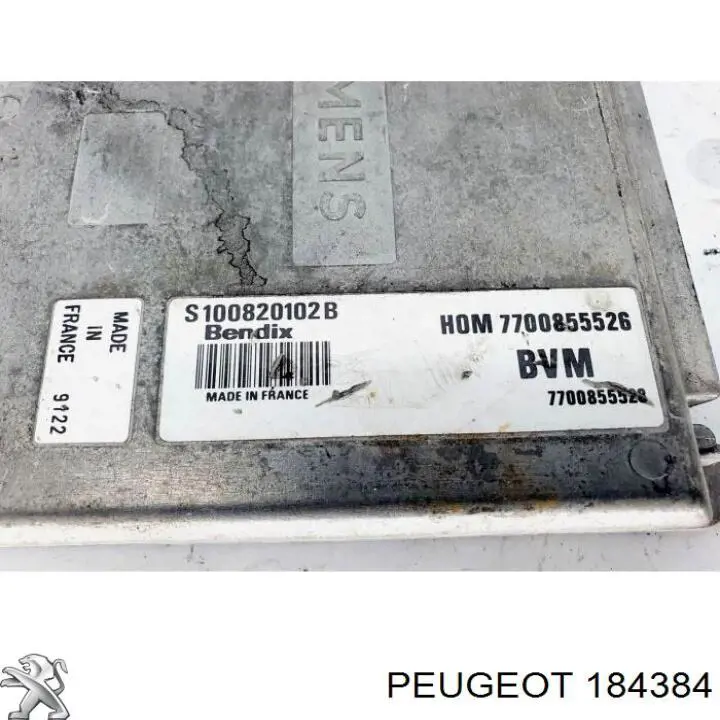 184384 Peugeot/Citroen soporte de motor derecho