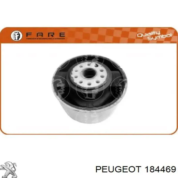 184469 Peugeot/Citroen soporte, motor, trasero, silentblock