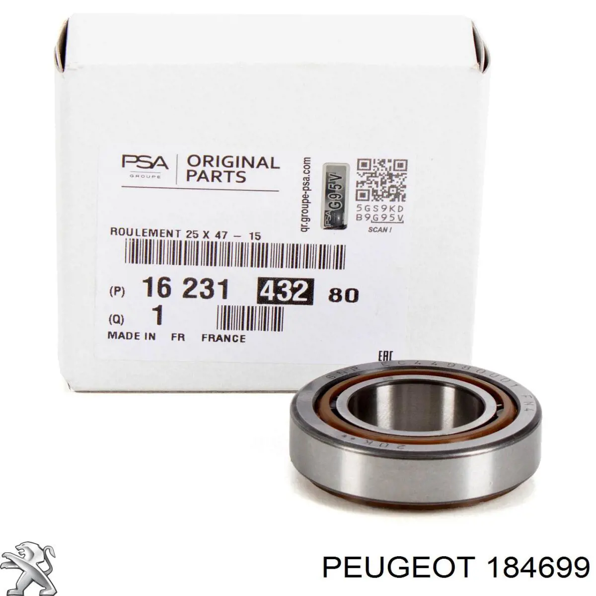 Soporte derecho del motor 184699 Peugeot/Citroen