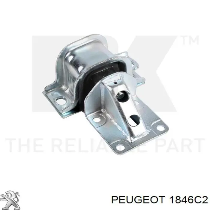 1846C2 Peugeot/Citroen soporte motor izquierdo
