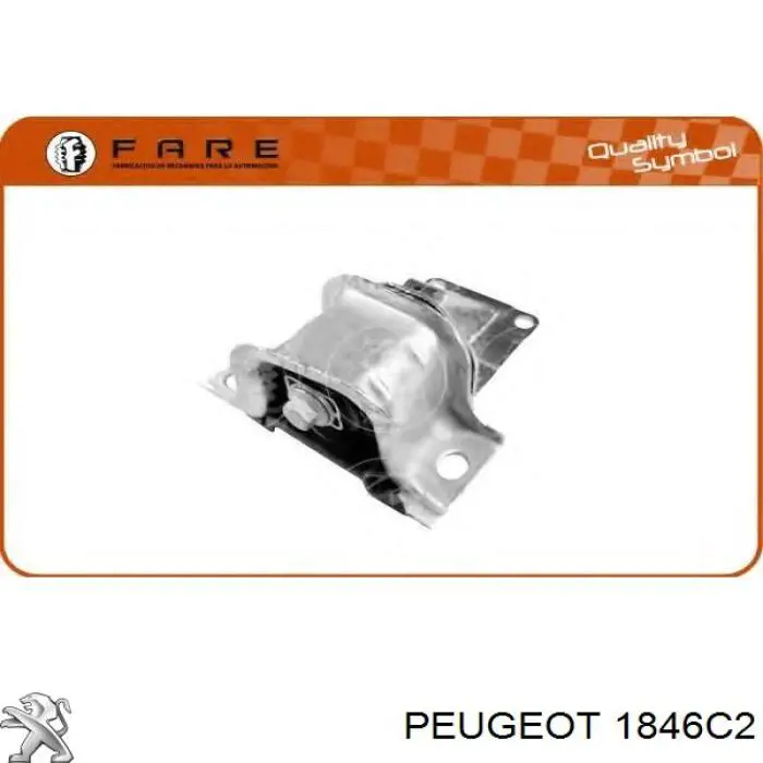 Soporte izquierdo del motor Peugeot/Citroen 1846C2 precio, desde 49,15 EUR
