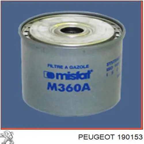 190153 Peugeot/Citroen filtro combustible