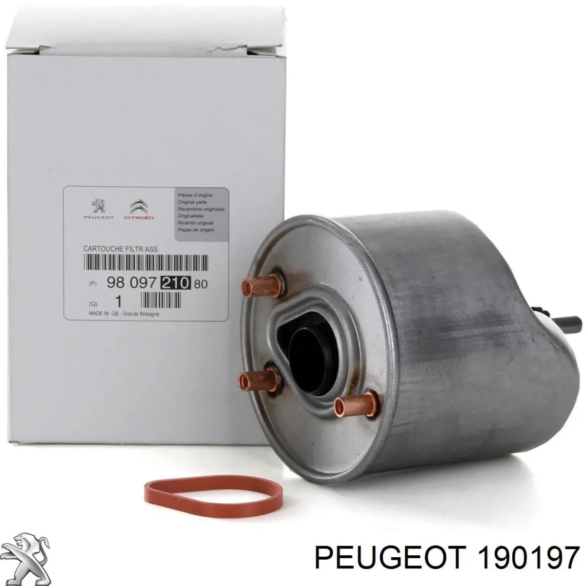 Caja, filtro de combustible Peugeot 208 hatchback (CA, CC) (2012 - 2026) precio, desde 36,65 USD