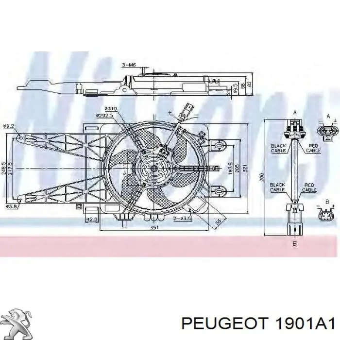 Filtro de gasoil Peugeot/Citroen 1901A1