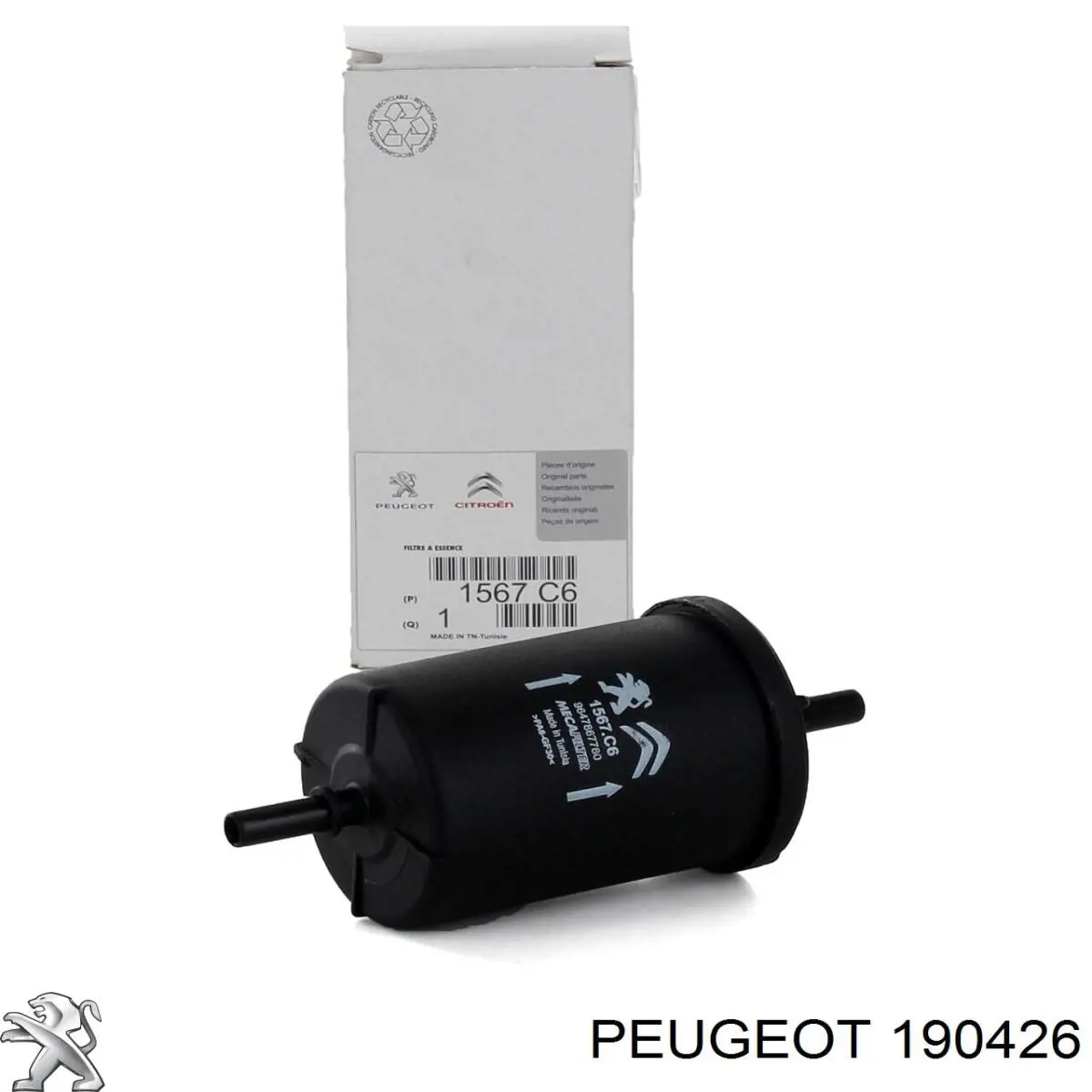 Comprar 190426 Peugeot/Citroen Abrazadera de la carcasa del filtro de combustible