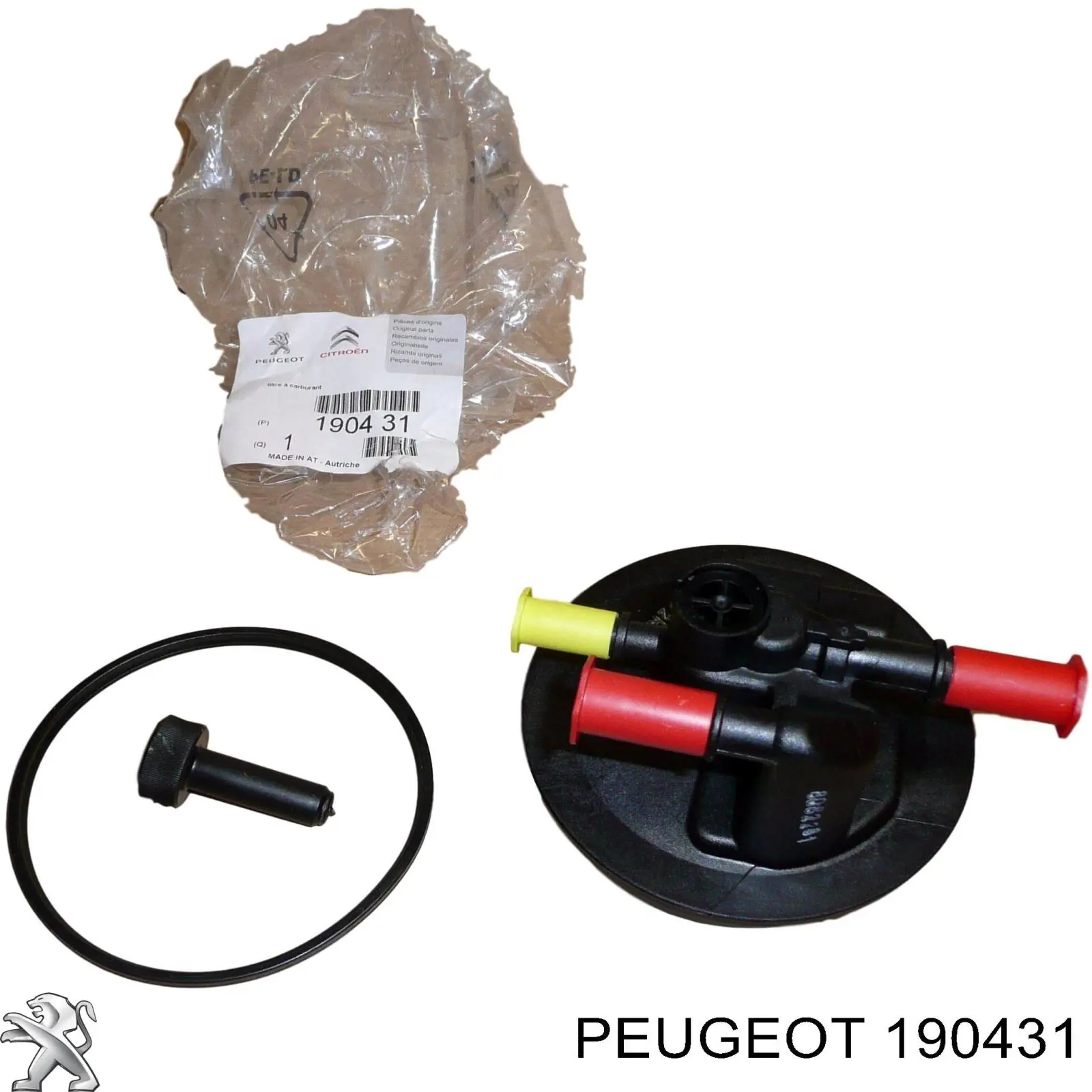 Comprar 190431 Peugeot/Citroen Tapa de la carcasa del filtro de combustible