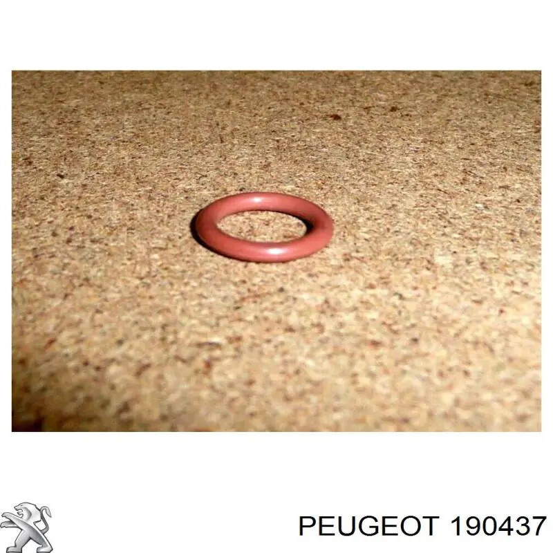 Anillo de estanqueidad entre la carcasa del filtro de combustible y el intercambiador de calor Peugeot/Citroen 190437