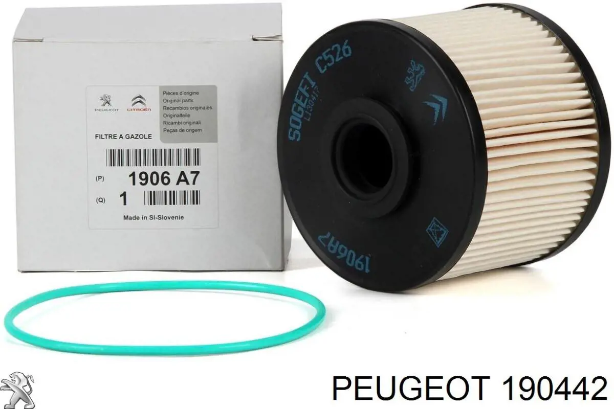 Comprar 190442 Peugeot/Citroen Tapa de la carcasa del filtro de combustible