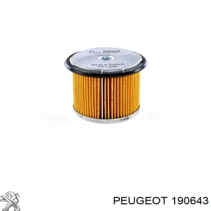 190643 Peugeot/Citroen filtro combustible