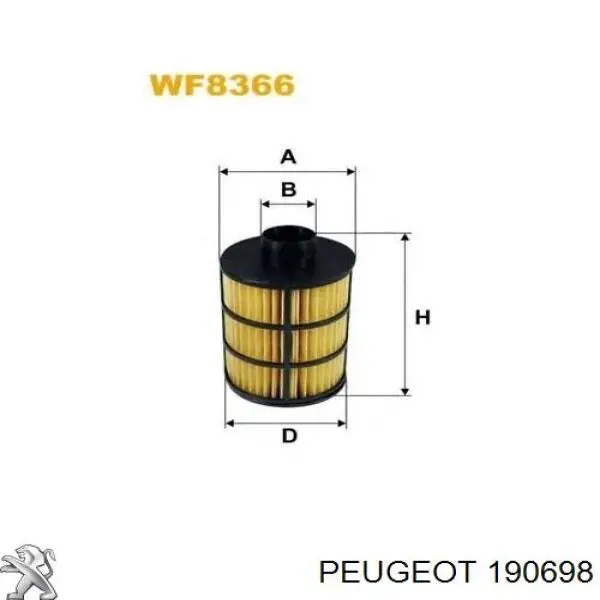Filtro combustible Fiat Ducato 3 250
