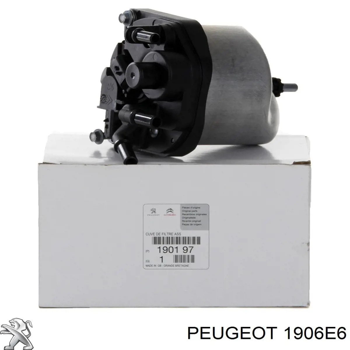 Caja, filtro de combustible Citroen C4 UA