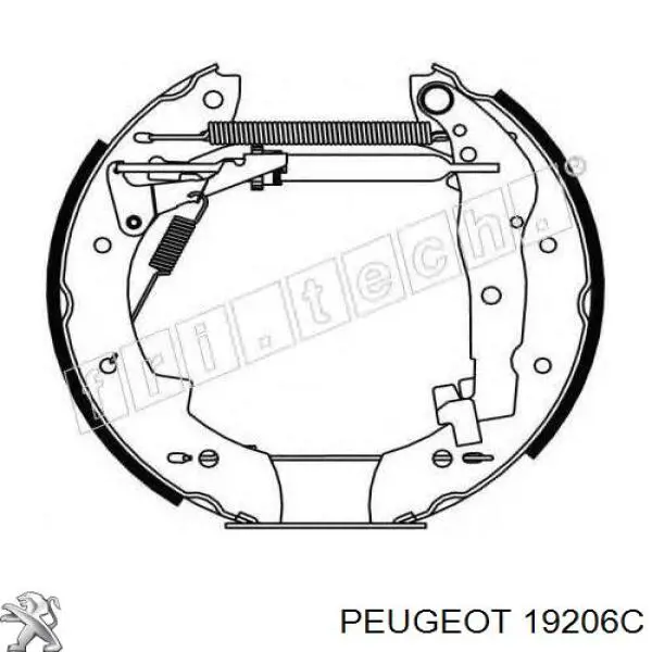 Comprar 19206C Peugeot/Citroen Sensor de temperatura del aire de admisión
