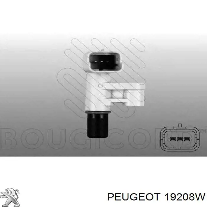 Comprar 19208W Peugeot/Citroen Sensor de posición del árbol de levas